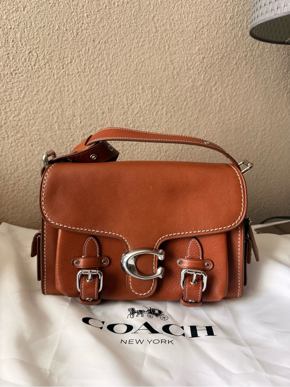 Coach Western Tabby Burnished Amber